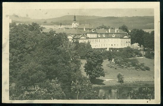 Dobris | antikvariat - detail pohlednice