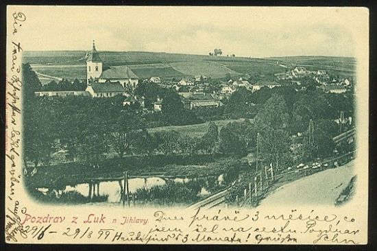 Pozdrav z Luk u Jihlavy | antikvariat - detail pohlednice