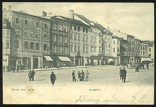 Gruss aus Iglau  Hauptplatz | antikvariat - detail pohlednice