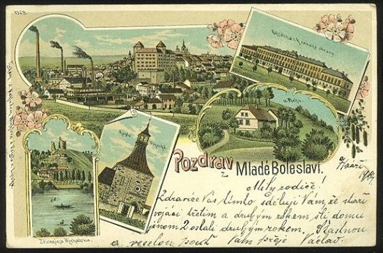 Pozdrav z Mlade Boleslavi | antikvariat - detail pohlednice