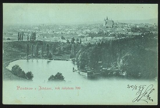 Pozdrav z Jihlavy | antikvariat - detail pohlednice
