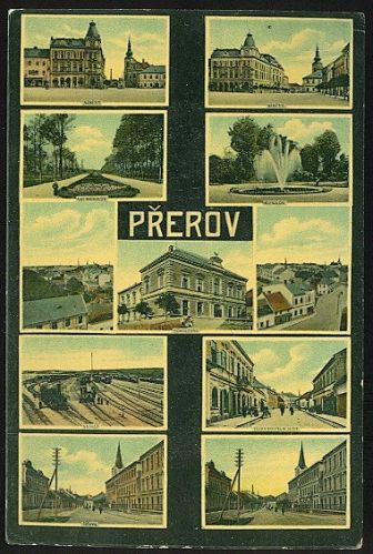 Prerov | antikvariat - detail pohlednice