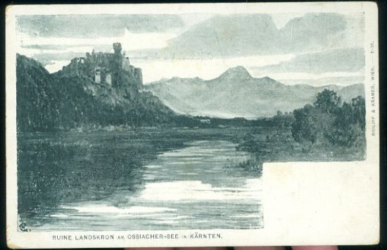 Ruine Landskron am Ossiacher | antikvariat - detail pohlednice