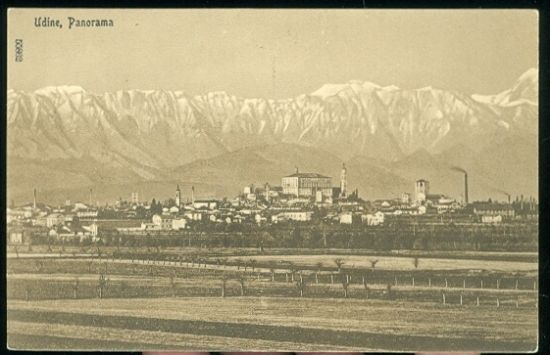 Udine Panorama | antikvariat - detail pohlednice