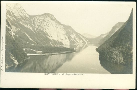 Konigsee v d Sagereckerwand | antikvariat - detail pohlednice
