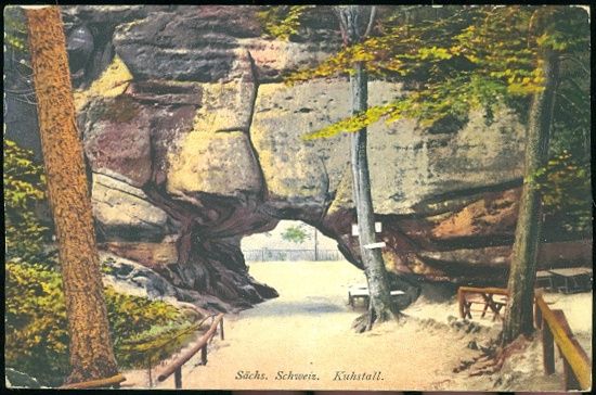 Sachs Schweiz Kuhstall | antikvariat - detail pohlednice