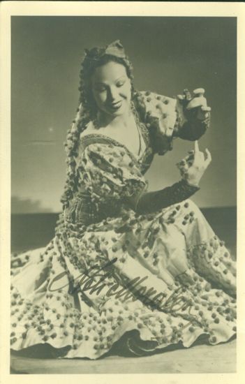 Tanecnice | antikvariat - detail pohlednice