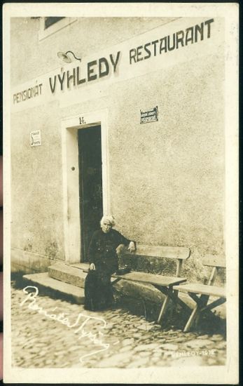 Trhanov  restaurant Vyhleddy | antikvariat - detail pohlednice