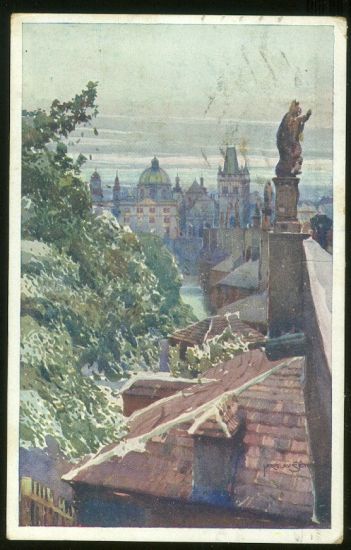 Na Karlove moste  Jaroslav Setelik | antikvariat - detail pohlednice