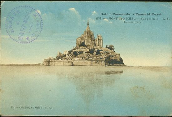 Mont St Michel | antikvariat - detail pohlednice