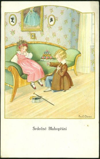 Srdecne blahoprani | antikvariat - detail pohlednice