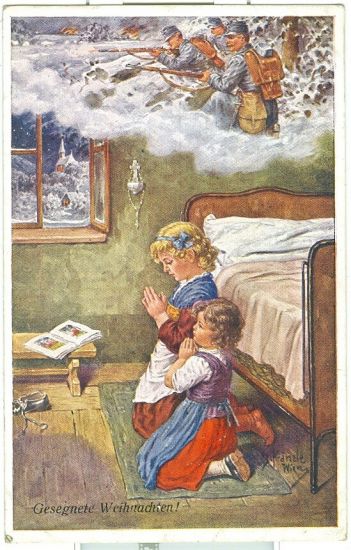 Gesegnete Weihnachten | antikvariat - detail pohlednice