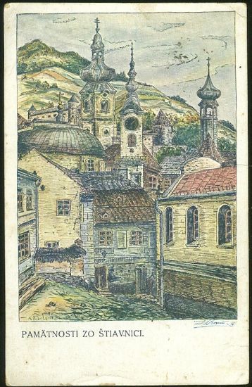 Pamatnosti zo Stiavnice | antikvariat - detail pohlednice
