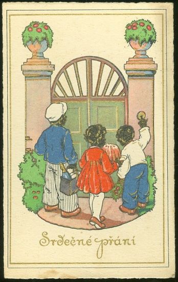 Srdecne prani | antikvariat - detail pohlednice