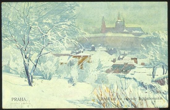 Praha  Hradcany  Jaroslav Setelik | antikvariat - detail pohlednice