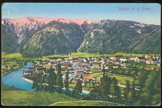 Spittal a d Drau | antikvariat - detail pohlednice