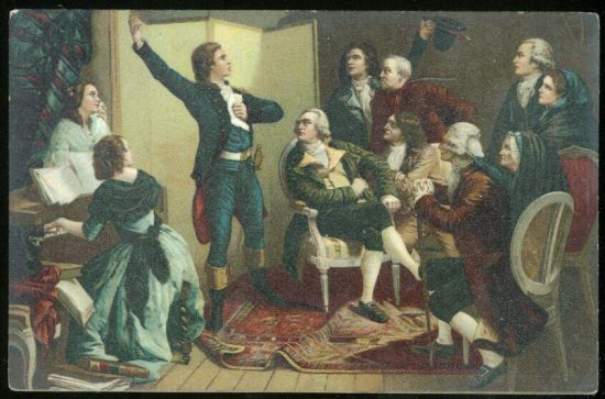 Rougrt de Liste chantant la Marseillaise | antikvariat - detail pohlednice