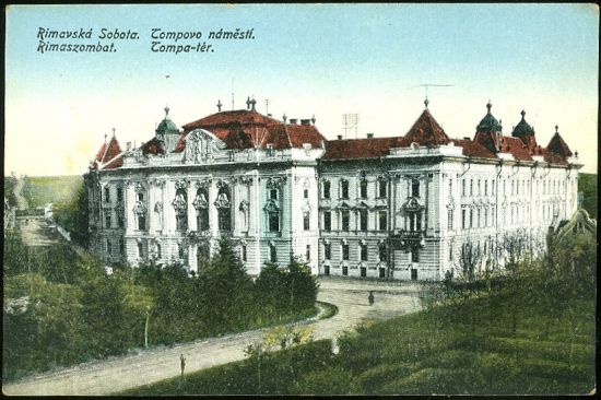 Rimavska Sobota  Tompovo namesti | antikvariat - detail pohlednice