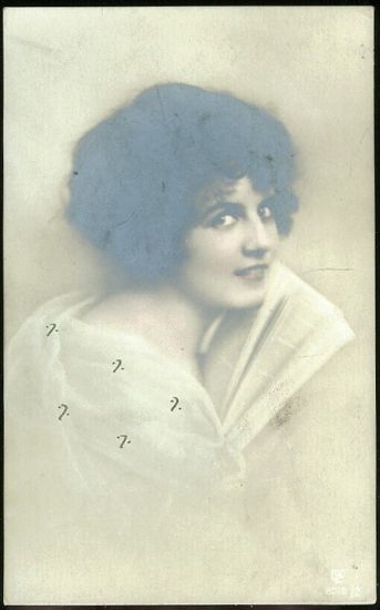 Slecna | antikvariat - detail pohlednice