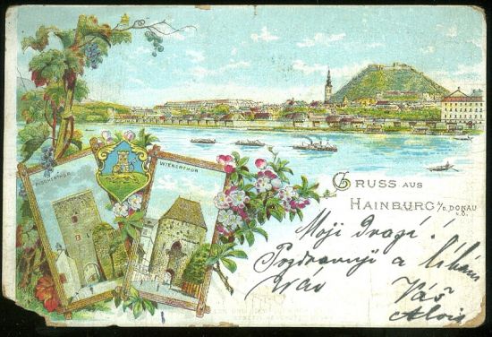 Gruss aus Hainburg | antikvariat - detail pohlednice