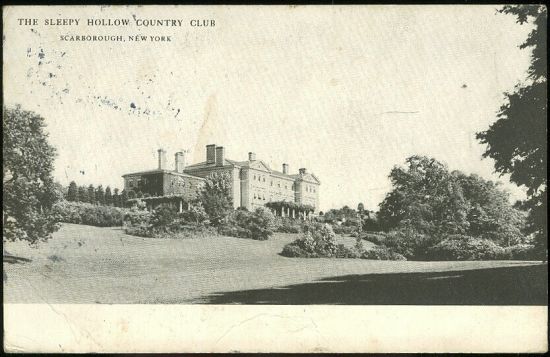 The sleepy Hollow country club  New York | antikvariat - detail pohlednice