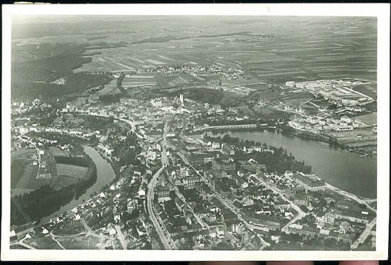 Tabor  Pohledy z letadla c 110 | antikvariat - detail pohlednice