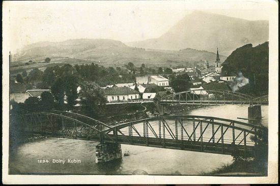 Dolny Kubin | antikvariat - detail pohlednice