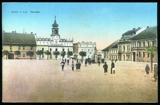 Veseli n Luznici  Namesti | antikvariat - detail pohlednice