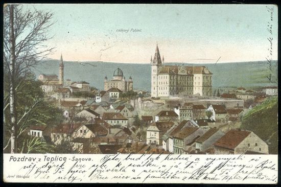 Pozdrav z Teplice Sanova | antikvariat - detail pohlednice