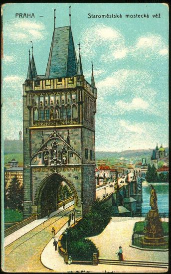 Praha  Staromestska mostecka vez | antikvariat - detail pohlednice