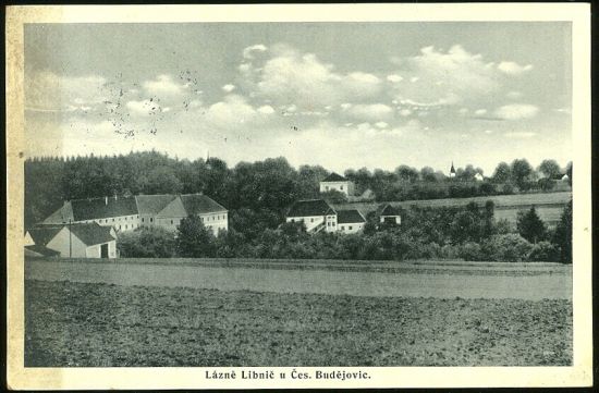 Lazne Libnic u Ces Budejovic | antikvariat - detail pohlednice