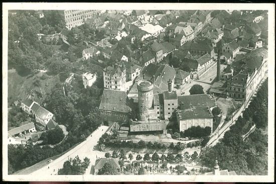 Tabor  Pohledy z letadla c 109 | antikvariat - detail pohlednice