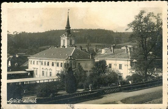Lysice zamek | antikvariat - detail pohlednice
