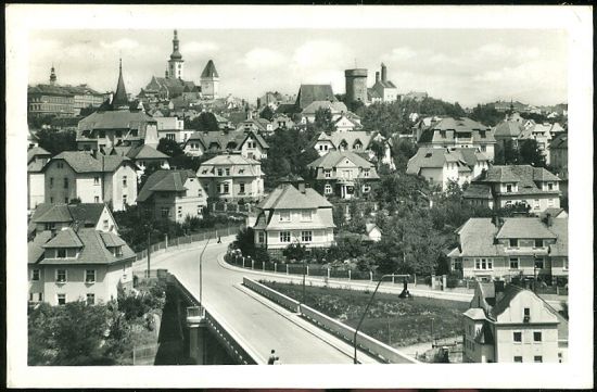 Tabor  Vilova ctvrt | antikvariat - detail pohlednice