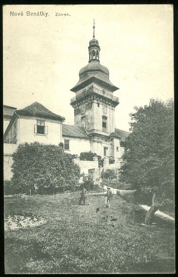 Nove Benatky  Zamek | antikvariat - detail pohlednice