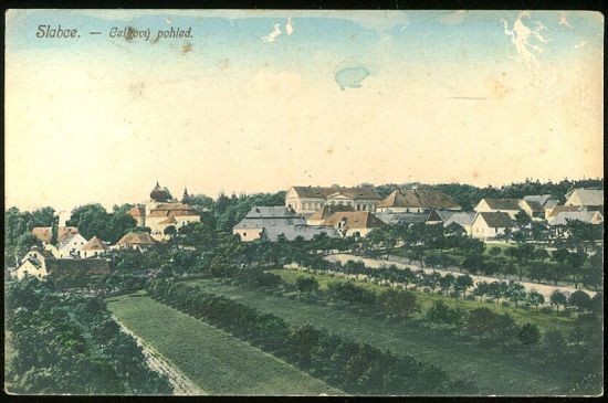 Slabce  Celkovy pohled | antikvariat - detail pohlednice