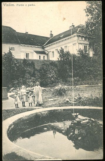 Vlasim  Partie z parku | antikvariat - detail pohlednice