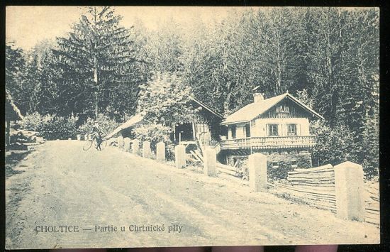 Choltice  Partie u Chrtnicke pily | antikvariat - detail pohlednice