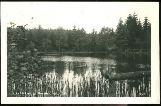 Lazne Letiny Partie u rybnicka | antikvariat - detail pohlednice