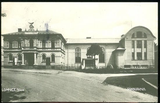 Lomnice n Pop  Sokolovna | antikvariat - detail pohlednice