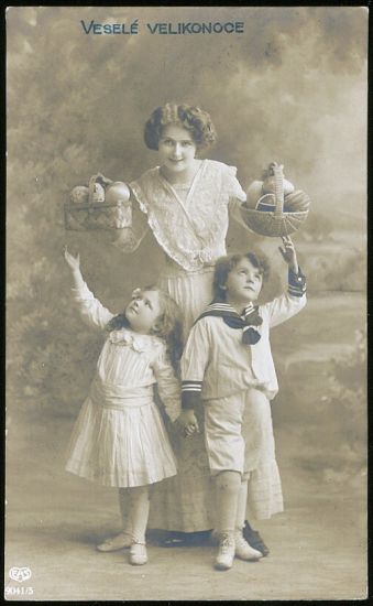 Vesele Velikonoce | antikvariat - detail pohlednice