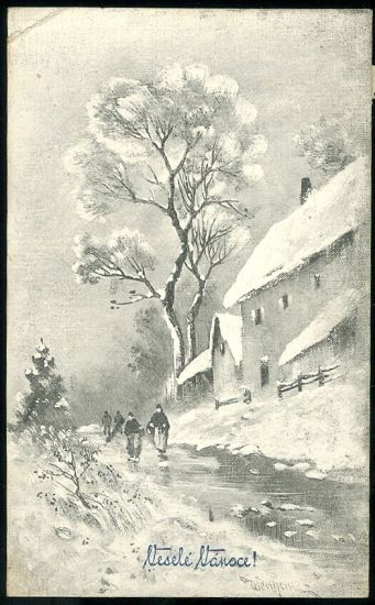 Vesele Vanoce | antikvariat - detail pohlednice