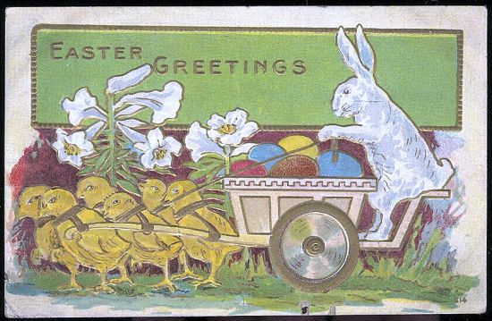 Easter Greetings | antikvariat - detail pohlednice