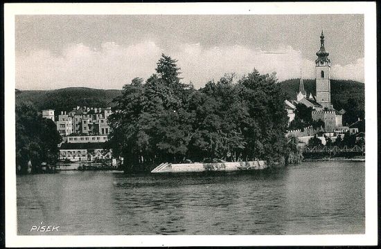Pisek | antikvariat - detail pohlednice