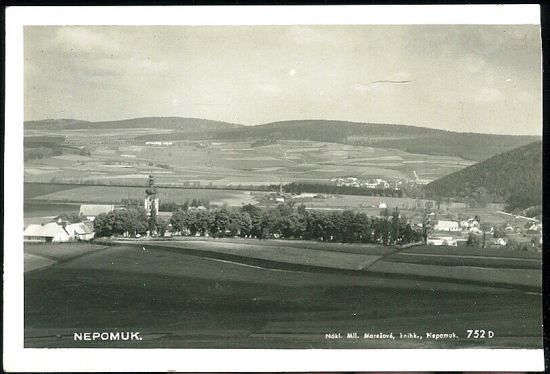 Nepomuk | antikvariat - detail pohlednice