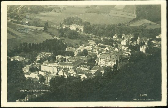 Trencanske Teplice  Kupele | antikvariat - detail pohlednice