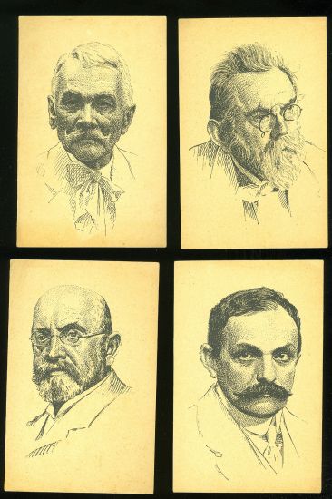 Portrety | antikvariat - detail pohlednice