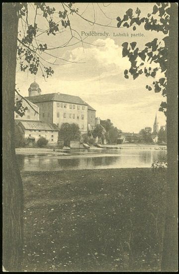 Podebrady  Labska partie | antikvariat - detail pohlednice