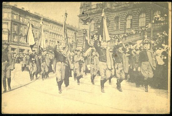 Prijezd hosti dolnorakouskych | antikvariat - detail pohlednice