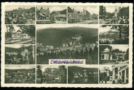 Marianske Lazne | antikvariat - detail pohlednice